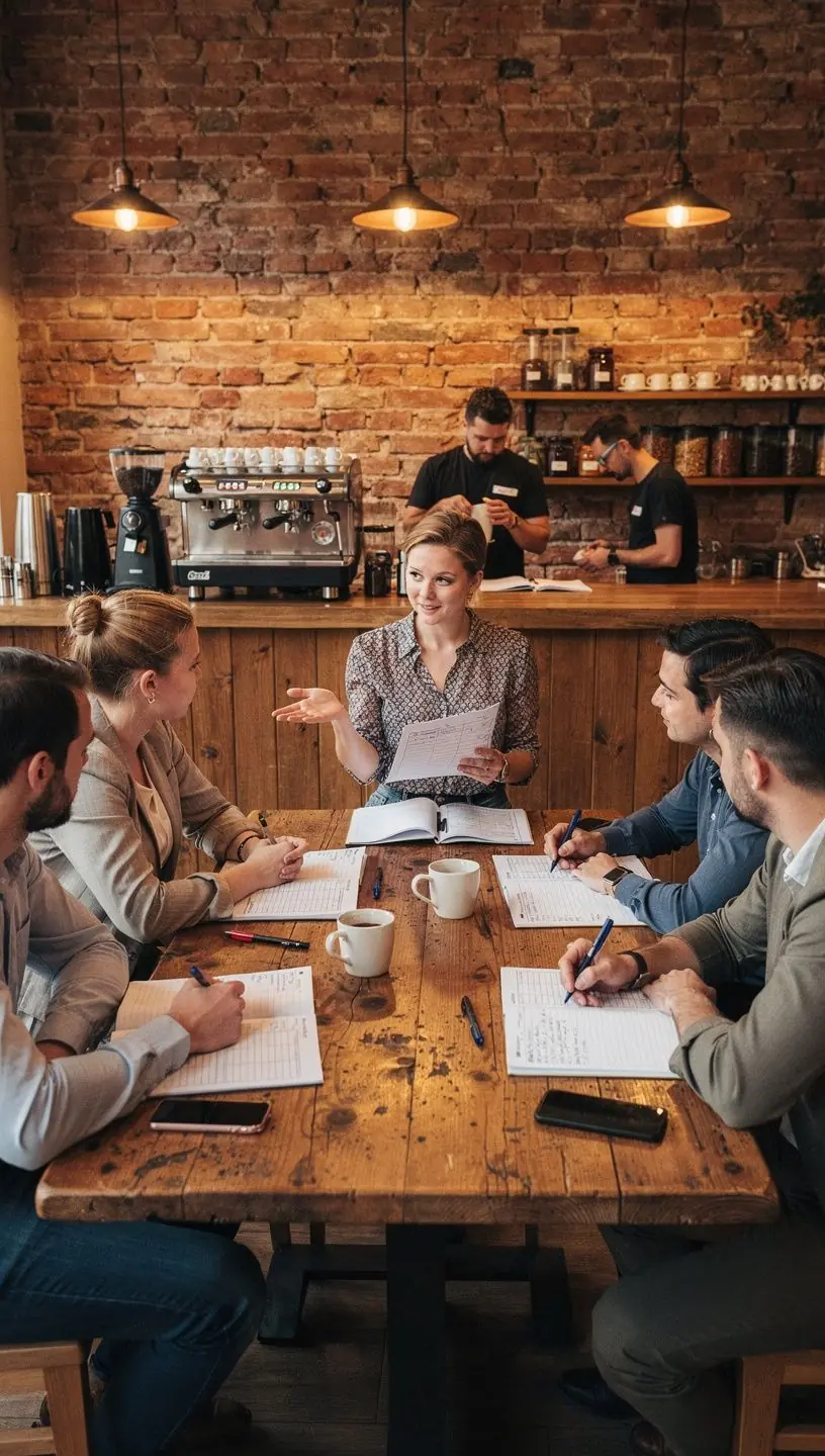 Mâini răsfoind paginile unui caiet de lucru exclusiv dedicat finanțelor personale.